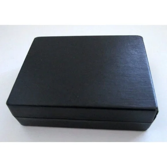 VTG Cufflinks and Tie Tack Boxed Hand Engraved "Century"  Silver Tone Set Canada - Picture 9 of 11